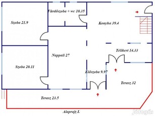 278 nm-es ház eladó Gyula