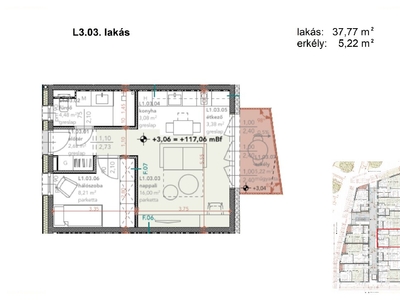 újépítésű, Belváros, Győr, ingatlan, lakás, 38 m2, 34.500.000 Ft