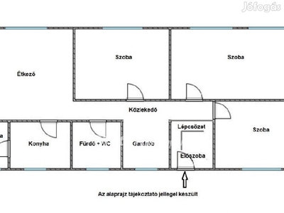 Eladó 88 nm-es Felújítandó Házrész Velence Újtelep