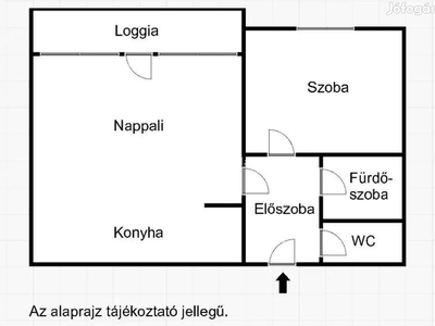 Damjanich lakóparkban 46 m2-es, nappali + 1 szobás, loggiás lakás elad - Nyíregyháza, Szabolcs-Szatmár-Bereg - Lakás