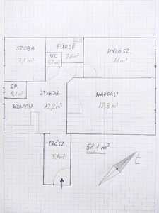 Rókus, Szeged, ingatlan, lakás, 58 m2, 40.900.000 Ft