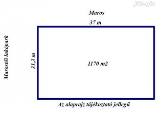 1170 nm-es telek eladó Szeged