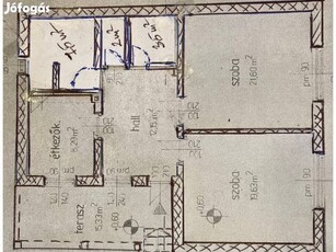 83 m2es családi ház Bp. XVIII. ker. 65MFt-ért eladó