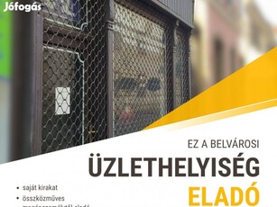 Belvárosi üzlethelyiség eladó a Király uctában