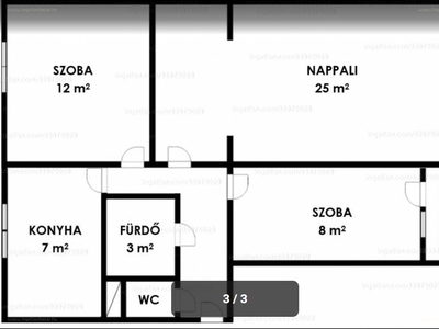 Jutasi úti lakótelep, Veszprém, ingatlan, lakás, 62 m2, 38.500.000 Ft