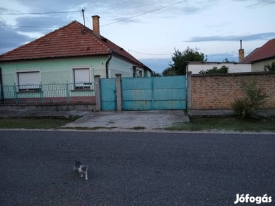 Téten, csendes nyugodt utcában, kertes ház nagy telekkel eladó