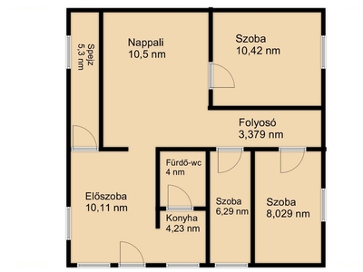 Kisbér, ingatlan, ház, 96 m2, 32.000.000 Ft