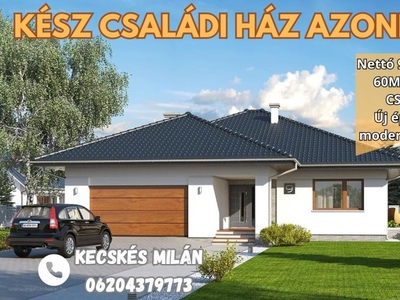 újépítésű, Kecskemét, ingatlan, ház, 90 m2, 60.000.000 Ft