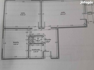 Deberecen Tócós kertben négyemeletes társasházban 2 szoba összkomfort