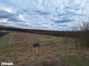 Napelem park naperőműnek való 0.8ha kivett terület