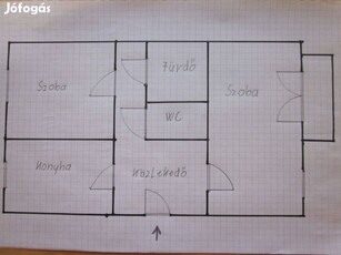 Veszprémben 54m2-es lakás eladó