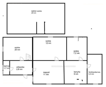 Tatabánya, ingatlan, ház, 69 m2, 33.000.000 Ft