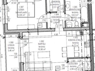 Eladó 56.37 m2 új építésű tégla lakás, Nyíregyháza