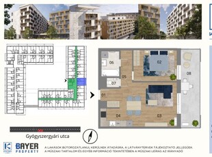 Eladó téglalakás Budapest, X. kerület, Felsőrákos, Gyógyszergyári út 6-12, 5. emelet