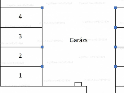 Kiadó teremgarázs hely - XIII. kerület, Kis Gömb utca 19.