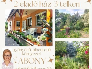 3 telken elhelyezkedő ingatlan, ház eladó - Abony