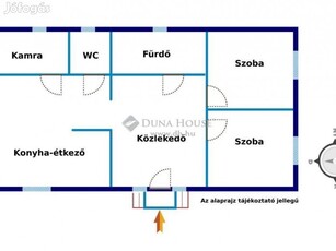 Harkányi eladó 56 nm-es ház