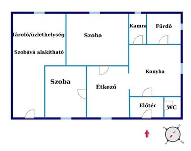 Eladó Ház, Bács-Kiskun megye Kecskemét Kecskemét Rendőrfaluban családi ház eladó