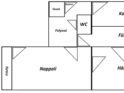 Nyolcvanas lakótelep, Gyöngyös, ingatlan, lakás, 55 m2, 25.000.000 Ft