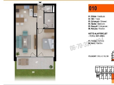 Ezüstpart, Siófok, ingatlan, lakás, 54 m2, 113.410.000 Ft