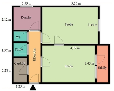 Budapest, ingatlan, lakás, 54 m2, 34.000.000 Ft