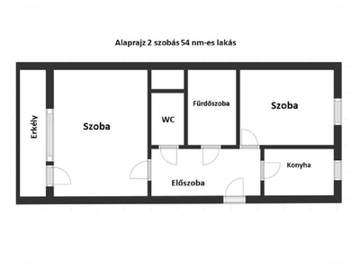 Debrecen, ingatlan, lakás, 54 m2, 36.500.000 Ft