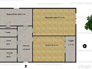 Budapest Békásmegyer 49m2 kompakt kis lakás