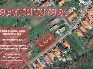 Eladó építési telek Tiszafüred (Madách utcában)