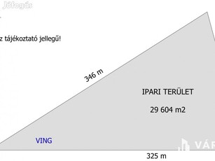 Eladó Ipari terület Győrben közel az M1 autópályához