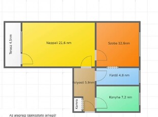 Eladó téglalakás Salgótarján, Pécskő út, 2. emelet