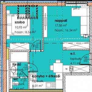 újépítésű, Alsóváros, Szeged, ingatlan, lakás, 38 m2, 36.500.000 Ft