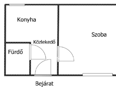 Eladó átlagos állapotú lakás - Budapest VIII. kerület