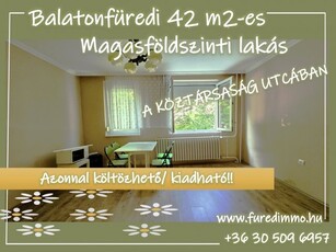 Eladó panellakás Balatonfüred, földszint