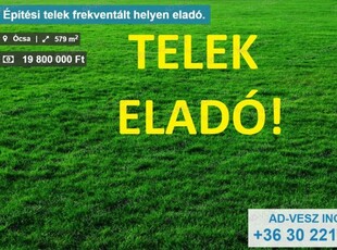 Eladó telekÓcsa