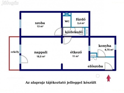 Rákospalotán 60nm-es 2. emeleti felújítandó lakás eladó