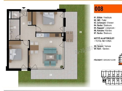 Ezüstpart, Siófok, ingatlan, lakás, 75 m2, 223.465.000 Ft