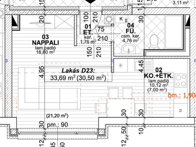 újépítésű, Gárdony, ingatlan, lakás, 33 m2, 36.000.000 Ft