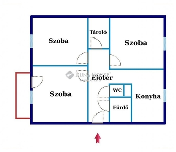 Miskolc, ingatlan, lakás, 73 m2, 175.000 Ft