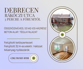 Eladó családi ház Debrecen, Szentlászlófalva, Rákóczi utca 67