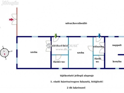 Eladó Ház, Törökbálint 1390 nm telek, 300 nm ház, 5 apartmann