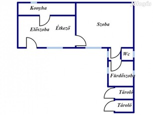 Egeri eladó 50 nm-es ház