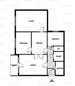 Újpest, Budapest, ingatlan, lakás, 72 m2, 49.500.000 Ft