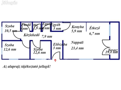 Turai eladó 119 nm-es ház - Tura, Pest - Sorház/ikerház/házrész