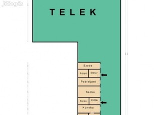 Miskolc Belváros Vörösmarty út befektetés telek 1206 m2