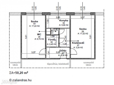 Felújított 4. Emeleti 47nm-es lakás eladó.