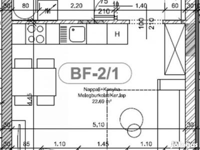 Levéli eladó 35 nm-es lakás