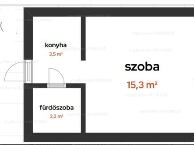 Kazincbarcika, ingatlan, lakás, 21 m2, 9.800.000 Ft