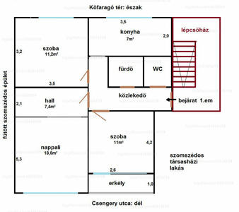 Kiadó csúsztatott zsalus - Sopron, Csengery utca 75.