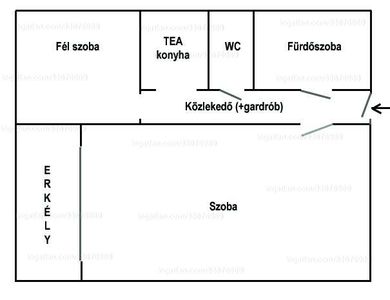 Kiadó panel lakás - Vác, Vám utca