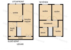 Belváros, Kaposvár, ingatlan, ház, 86 m2, 25.900.000 Ft